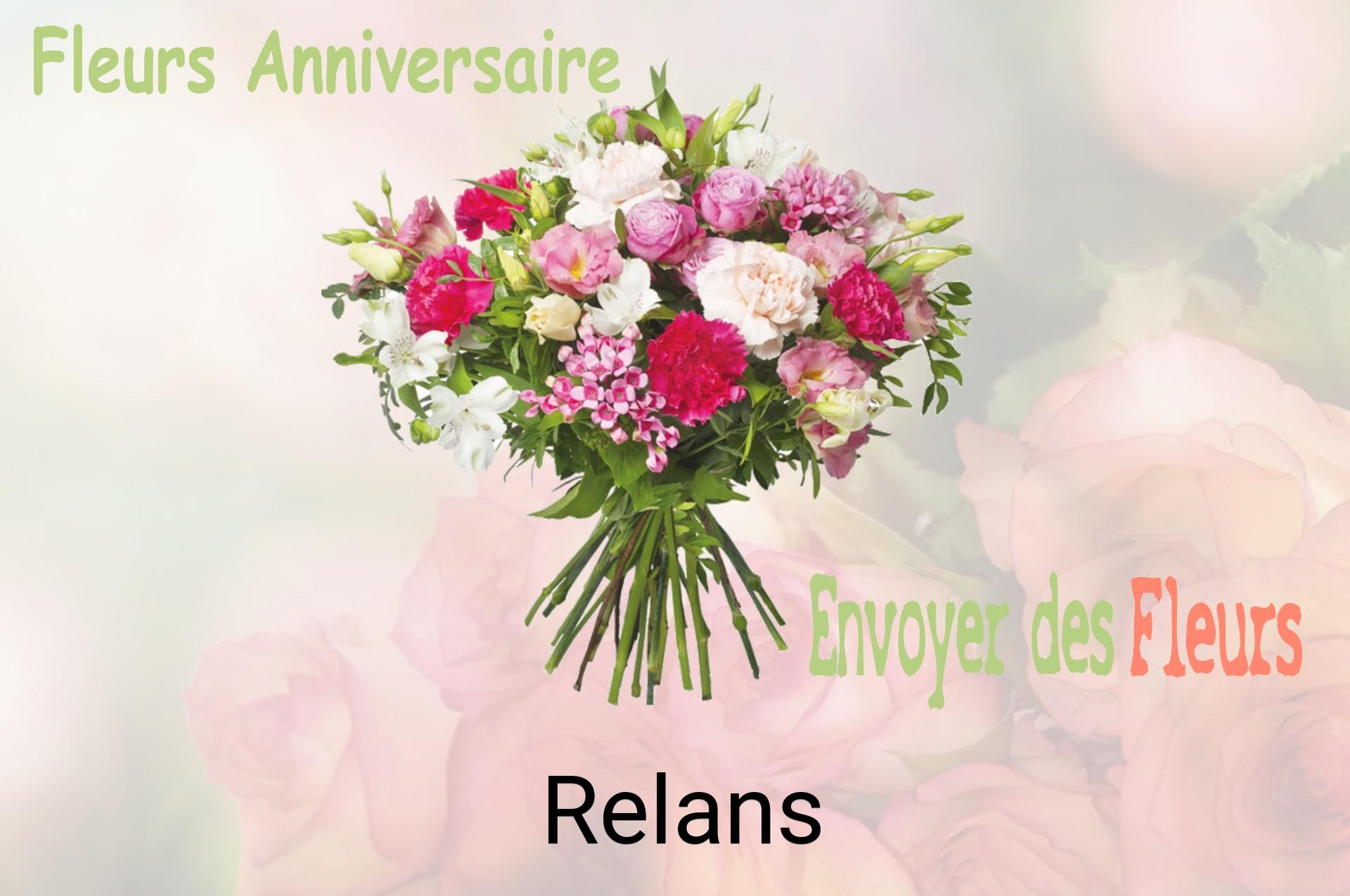 Bouquet de fleurs d’anniversaire livré à Relans