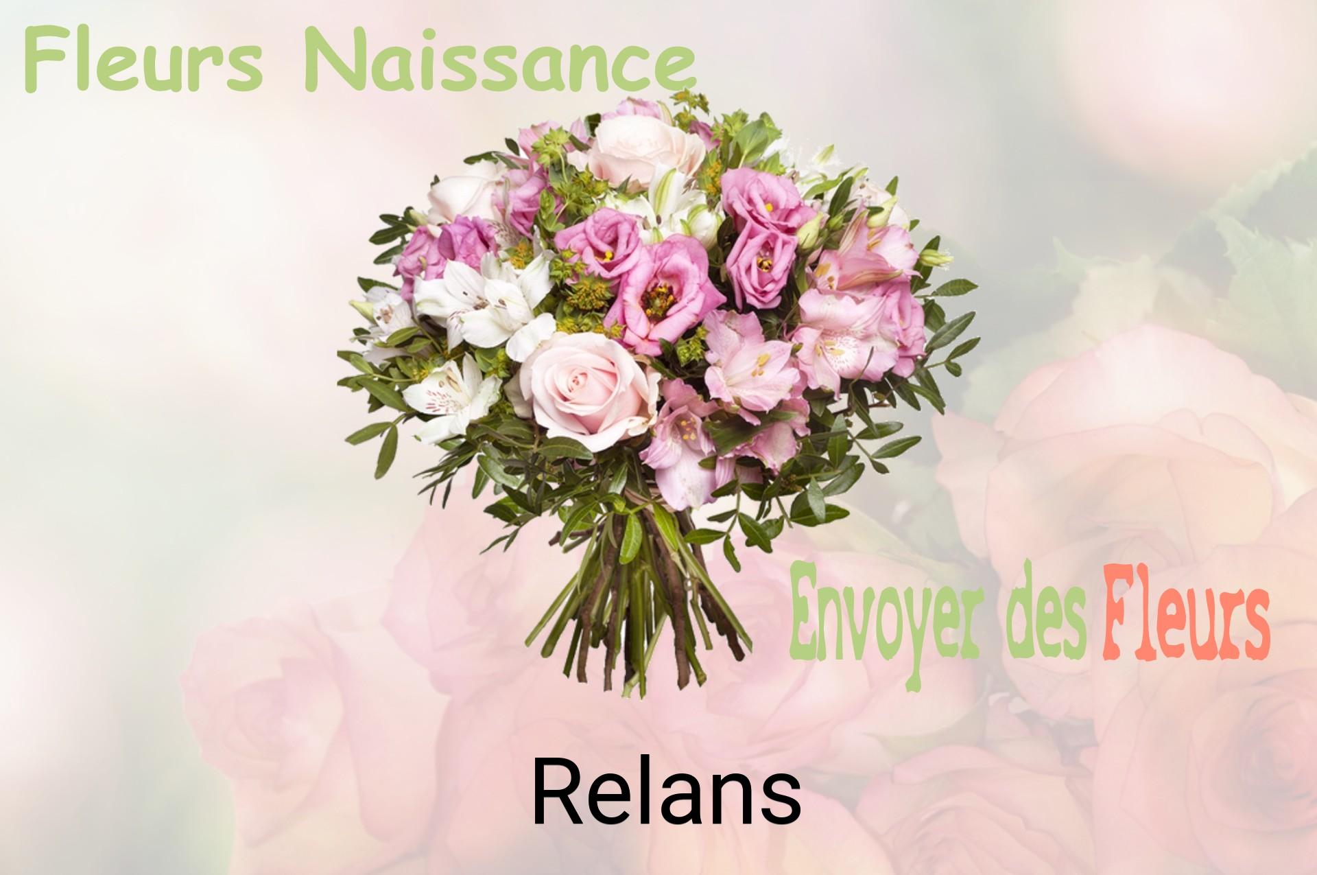 Bouquet de fleurs de naissance livré à Relans